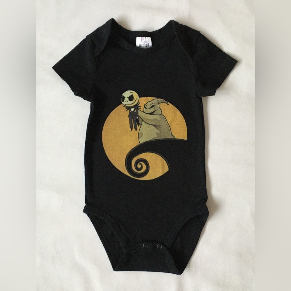 Nightmare Before Christmas One Piece Size 6 Months Live Like Jack Sally Moon
